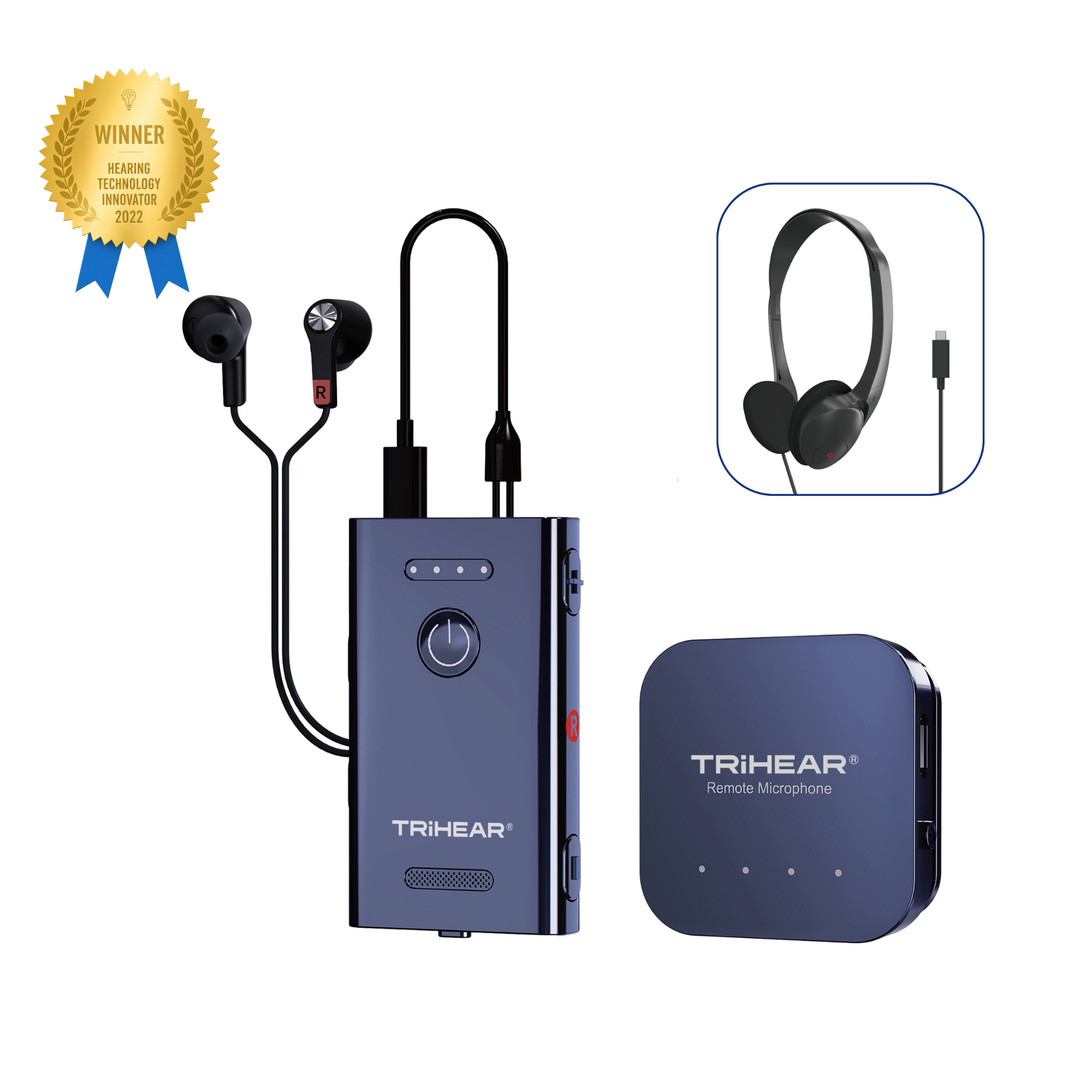 Trihear Convo Hearing Amplifier for Seniors