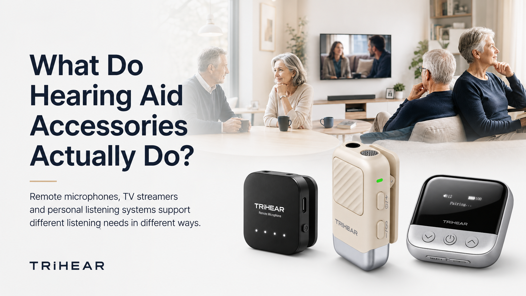 What Do Hearing Aid Accessories Actually Do? Remote Microphones, TV Streamers and More