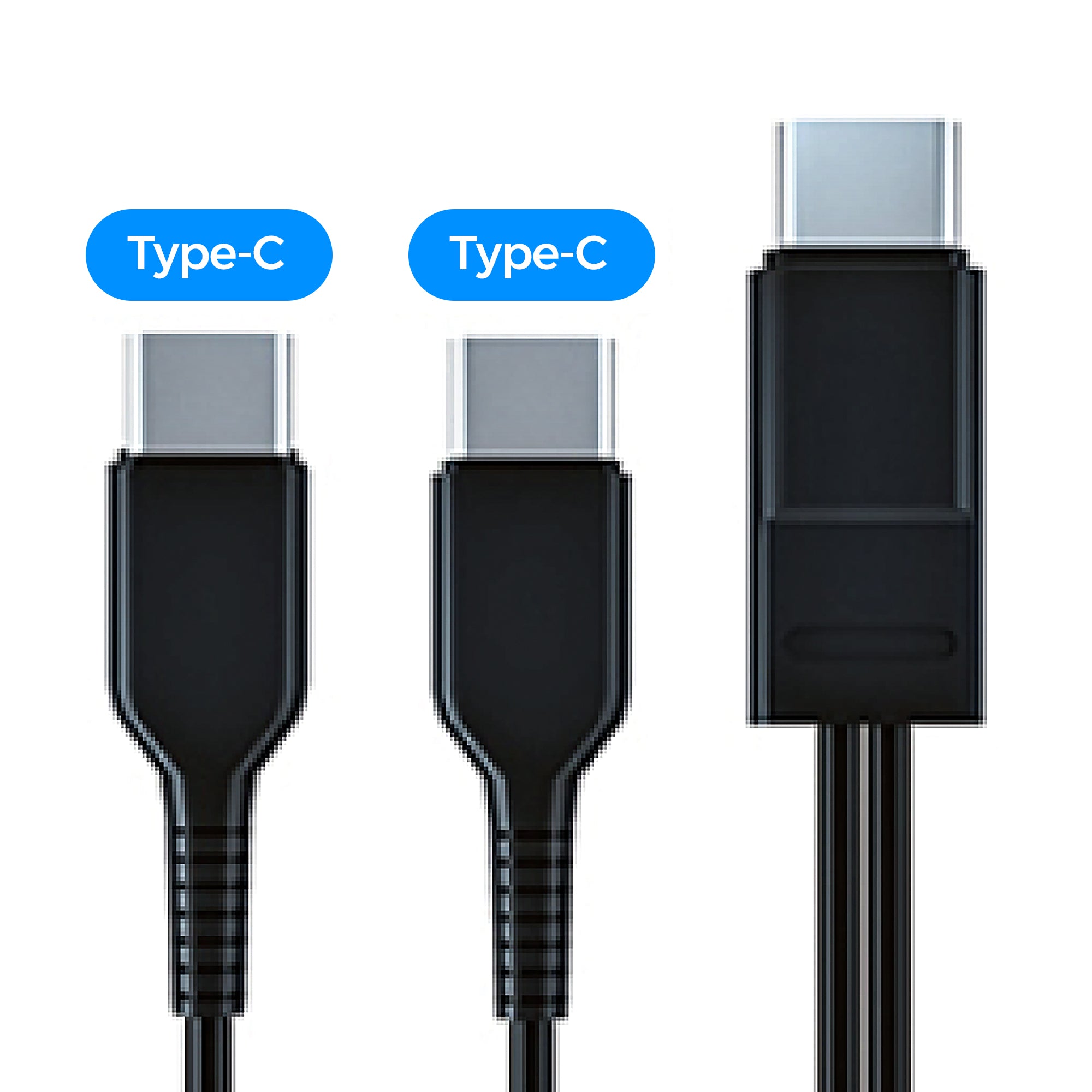 One for two type-c charging cable