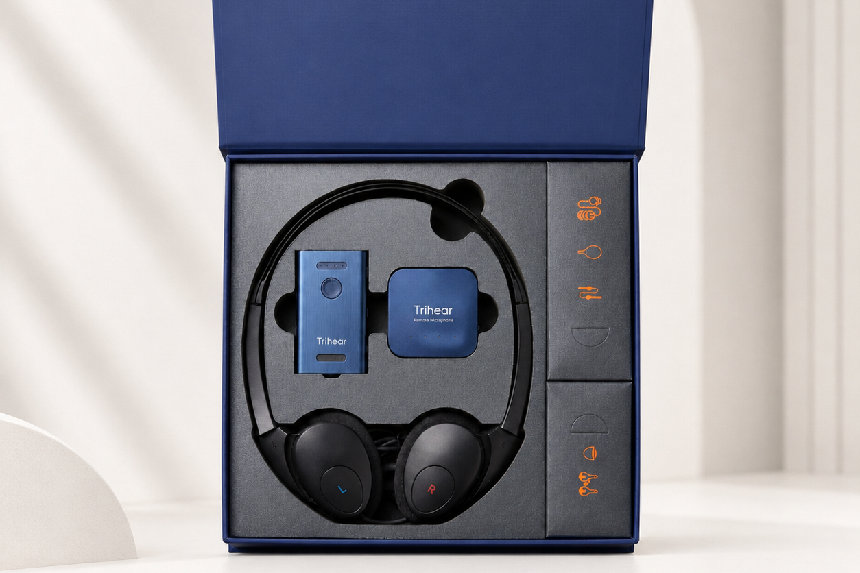 Trihear Convo Hearing Amplifier for Seniors